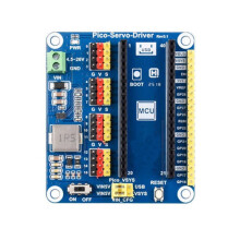 Servo Driver Module for Raspberry Pi Ideal for Robotic Arms & Hexapod Walkers 16-Bit Resolution Servo Drive Board