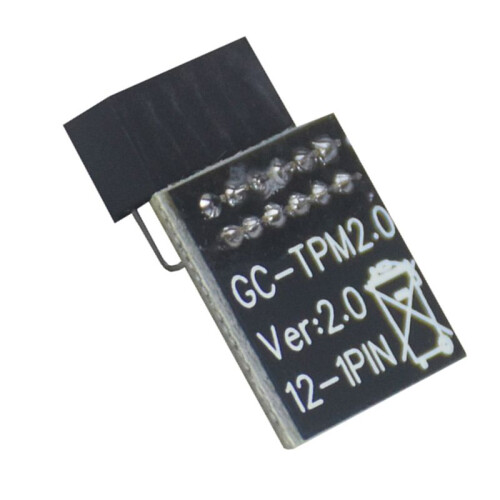TPM 2.0 Encryption Security Module LPC-12PIN Motherboard Card Module Replacement Parts for Gigabyte Motherboard Win11