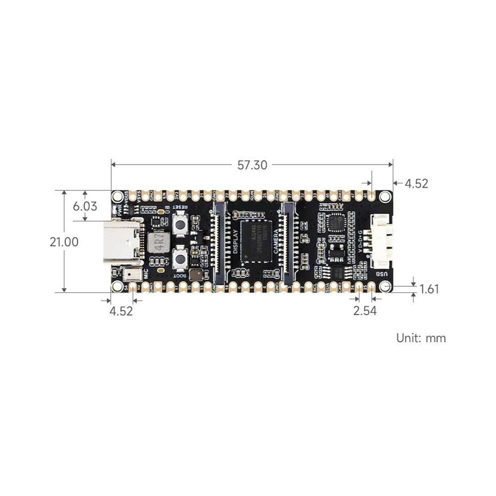 Waveshare ESP32-P4 Development Board with MIPI CSI Camera / Audio ...
