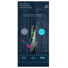 Digital Voice Activated Recorder Long Distance Audio Recording MP3 Player Noise Reduction WAV Record 3072KBPS 32GB