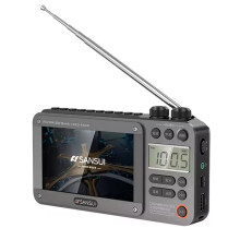 F50 4.3-Inch HD FM/MW/SW Radio Plug-in Card Music Video Player Outdoor Portable Rechargeable Wireless Speakers