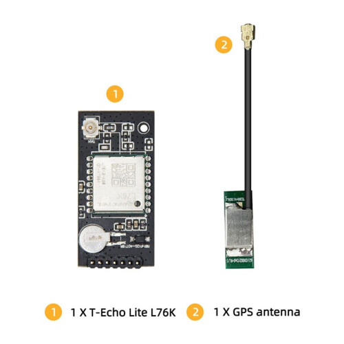LILYGO L76K Expand Board for T-ECHO-LITE Support Multi-GNSS 72 Acquisition Channels 32 Tracking Channels 1