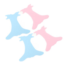 4pcs Eyebrow Shaping Stencils Set, PP Material
