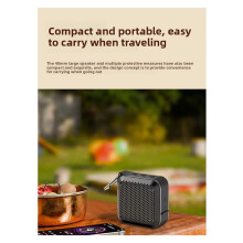Heavy Cannon Portable Speaker Wireless Portable Heavy Subwoofer TWS Interconnection Square Stereo