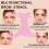 4pcs Eyebrow Shaping Stencils Set, PP Material 6