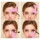 Set de 4 plantillas multifuncionales para cejas de PP 5