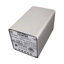Super Capacitor Power Filter DC2.1 Input Output Super Farad Capacitor Filter for HiFi Audio Video Equipment 12V 5F