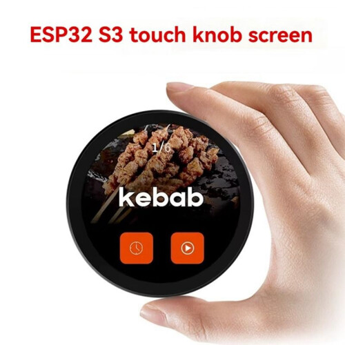 ESP32-S3 2.1 Inch Round Knob  LCD Touch  Display Screen Development  WiFi LVGL for  Black 1