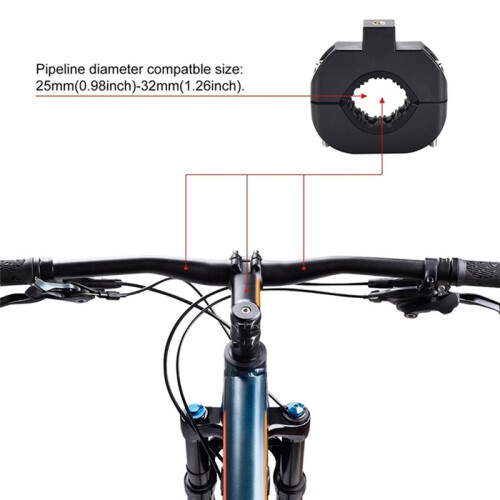 2PCS Bike Bicycle Speaker Mount Holder Universal Cycling Bracket for  GO 4/GO 3/GO 2 Removable Secure Fixing Mount