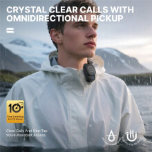 CAANKEI Portable Wireless Woofer Speakers Outdoor IPX7 Waterproof Clip- Wearable Tiny Loudspeaker Box