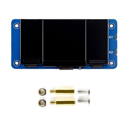 Triple LCD HAT for Raspberry Pi Zero/Zero W/2B/3B/3B+/4B, 1.3inch LCD Main Screen, Dual 0.96inch LCD Secondary Screen 1