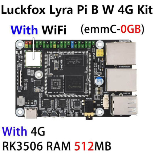 For Luckfox Lyra Pi A RK3506 Linux Board with LTE Cat 4 Module Support ...