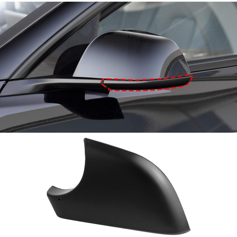 Compatible With Tesla Model 3 (2017Â2024), Left Drive Side Mirror Lower Cover Replacement Trim 9357860833547