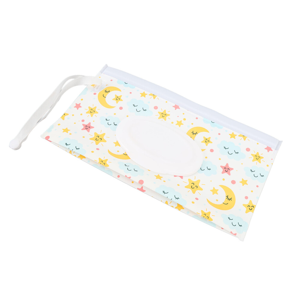 Grey Baby Wet Wipes Pouch With Lid & Zippers Travel & Home Dispenser 200Ml