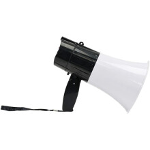 SA-MEGA 10 - Compact Megaphone Bullhorn with LED Lights and Siren