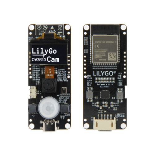LILYGO T-Camera-S3 ESP32-S3 WiFi  Development Board with 0.96-Inch OLED Display 2MPCamera AI-Enabled for IoT Projects 2