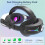 RGB Light Fast-Charging for Meta Quest 3/3S Battery  Strap Extends 4-6 Hours Playtime White 4