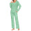 Dame pyjamassæt med lange ærmer, løs pasform S-3XL 1