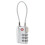Portable TSA Approved Security Cable Luggage Lock 3-Digit Combination Password Lock Padlock (Silver) 2