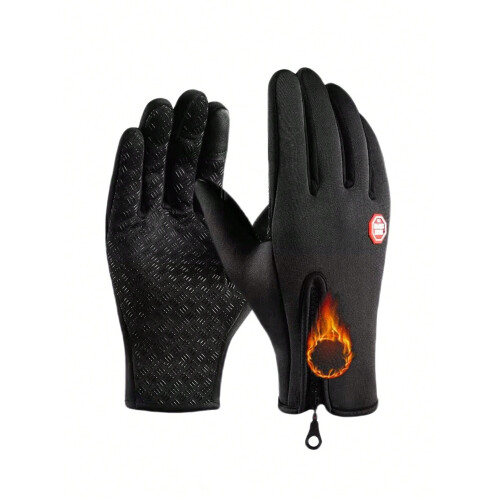 Windproof thermal cycling gloves with touchscreen and
