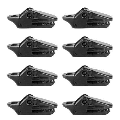 Tentzeilclips Zwart 50 stuks 2