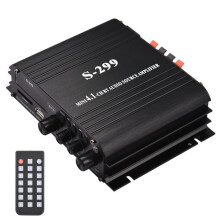 S-299 4.1 Audio Stereo Power Amplifier BT Portable Car and Home Dual-Use 4X40W Remote Audio Amplifier EU Plug