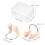 Anti-slip nose clips silicone beige 3 pcs 6