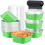 10oz firkantede aluminiums cupcakeforme med låg 1