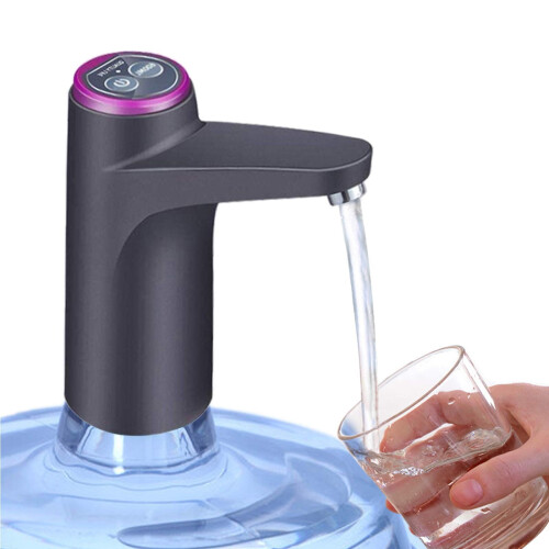 Bärbar vattenflaskpump för 3–5-gallonsflaskor, USB 2