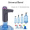 Bärbar vattenflaskpump för 3–5-gallonsflaskor, USB 5