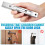 2 Sets inside Door Latches Lock French Hardware Security Travel Silver 7