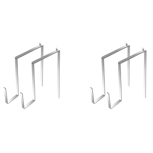 4-pack justerbara metallkranskrokar för gravstenar