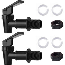 BPA-Free Plastic Water Spigot, 3/4" Thread, 2-Pack