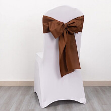 BalsaCircle5 Nœuds de chaise en polyester, couleur marron cannelle