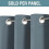Blackout Thermal Curtain Panel Stone Blue 100x84in 2