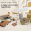 Caixas de envio pequenas de papelão ondulado branco, 8x6x2 polegadas, 50 unidades. 5