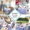 Toalha de mesa xadrez azul royal, 60x120 polegadas, resistente a rugas e manchas, impermeável, estilo vichy – para cozinha, sala de jantar e 2