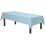 Toalha de mesa retangular azul bebê, 152 x 259 cm (60 x 102 polegadas), resistente e lavável, ideal para mesas de 1,80 m (6 pés) – perfeita para 3