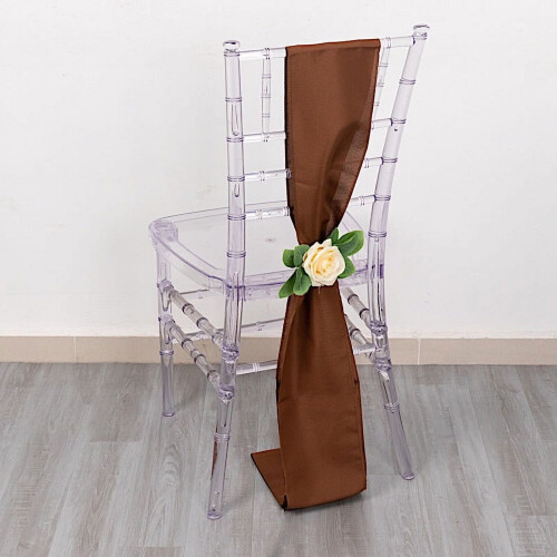 BalsaCircle5 Nœuds de chaise en polyester, couleur marron cannelle 2
