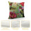 Short Plush Pillowcase with Hummingbird Floral Design 4