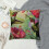 Short Plush Pillowcase with Hummingbird Floral Design 2