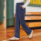 Παντελόνι σχολικής στολής για κορίτσια, ελαστικό παντελόνι με ψηλή μέση 7