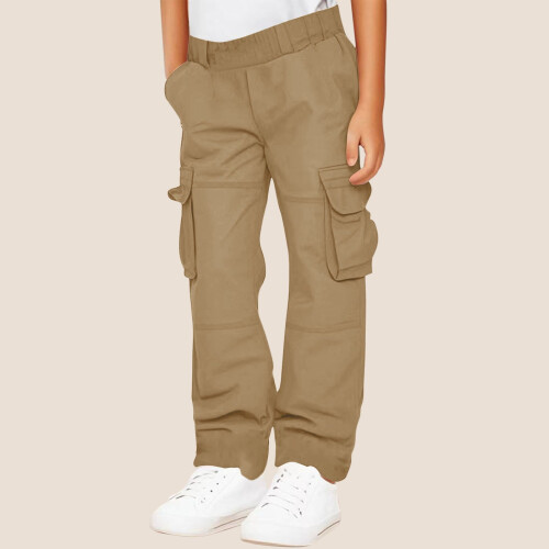 CHGBMOK Παιδικό Παντελόνι Cargo Casual Εξωτερικού Χώρου Γρήγορο Στέγνωμα Αδιάβροχο 1