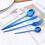Mirror Blue Flatware Set 18/0 Stainless Steel 24-Piece 2