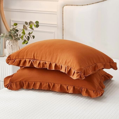 Μαξιλαροθήκες Burnt Orange Τυπικές μαξιλαροθήκες 20x26 ιντσών Χαριτωμένες 1