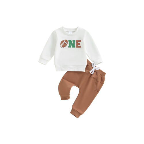 (12-18 Months, White) Σετ παντελονιών για με τσέπες.