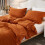 Μαξιλαροθήκες Burnt Orange Τυπικές μαξιλαροθήκες 20x26 ιντσών Χαριτωμένες 3
