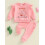 (6-12 Months, Pink) Set drăguț de toamnă western 3