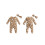 (0-3 Months, Khaki) Romper Coisbheart do Banda Ceann 9
