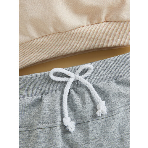 (12-18 Months, Beige) Φθινοπωρινά ρούχα για παντελόνια αλόγου 1
